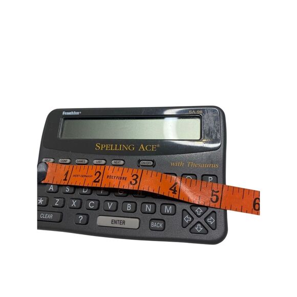 Vintage Franklin Spelling Ace SA-98 Thesaurus Handheld Electronic Dictionary - Picture 6 of 8